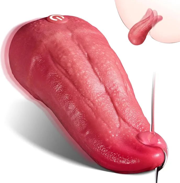 💞 Female Tongue Vibrator Toy - 3 in 1 Realistic Vibrator Adult Toy - Noirex