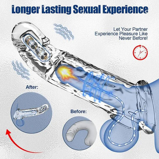 Reusable Extension Vibrator – Makes You Longer, Harder & Unstoppable - Noirex